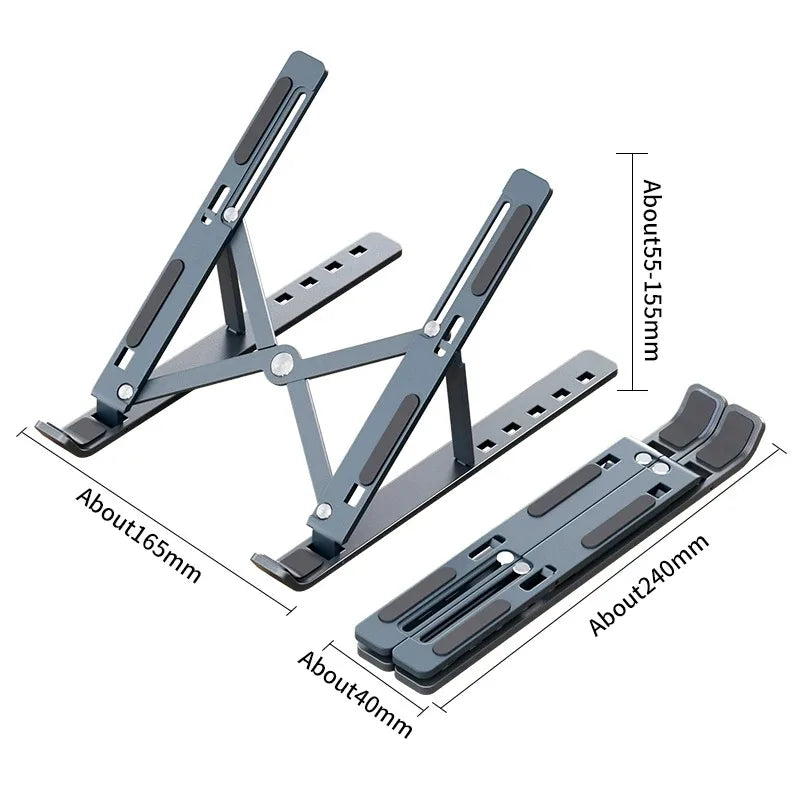 Support PC Portable Ergonomique en Aluminium